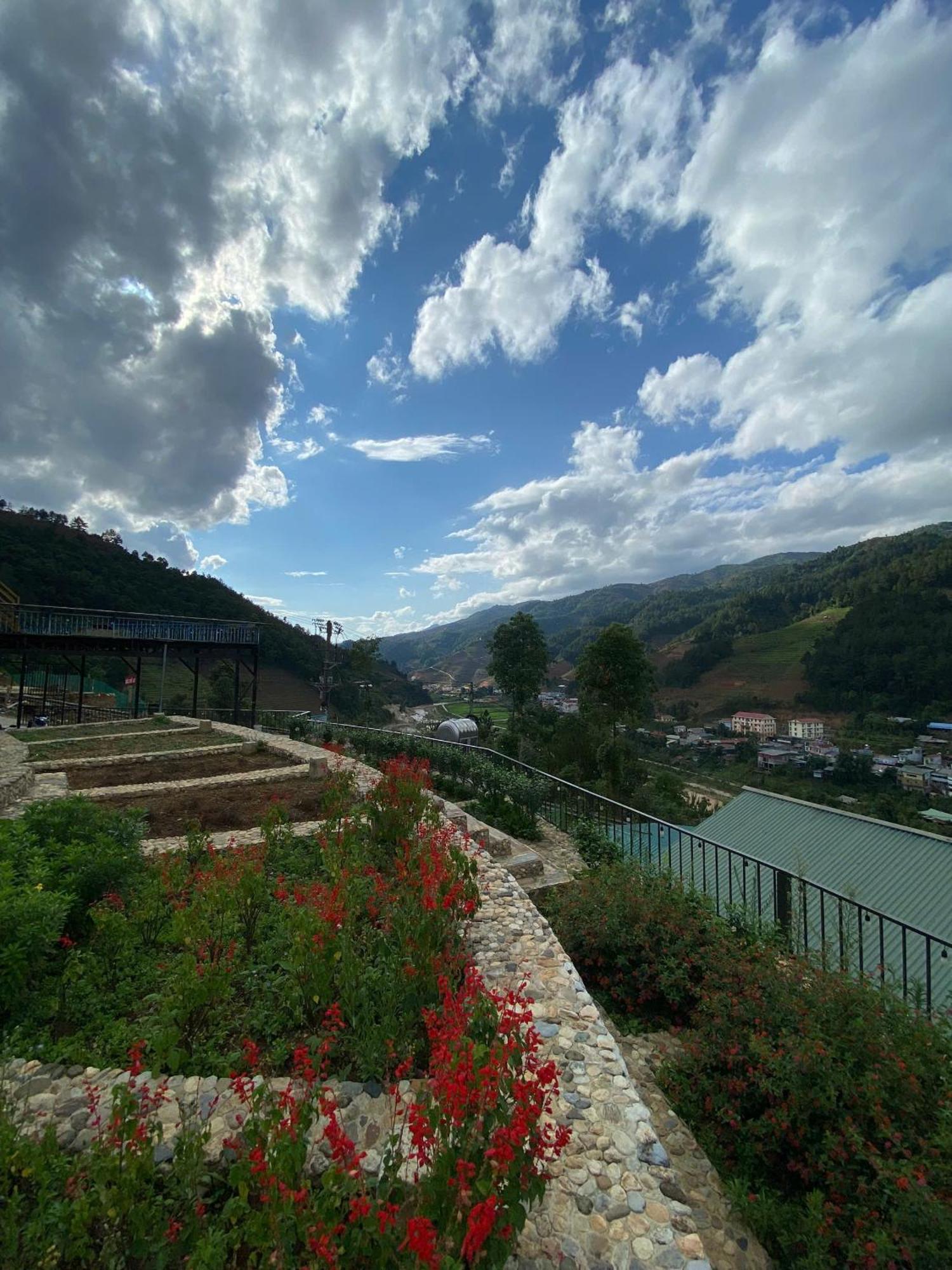 Hotel Nha Tren Doi - Windy Hill Mu Cang Chai Exterior foto